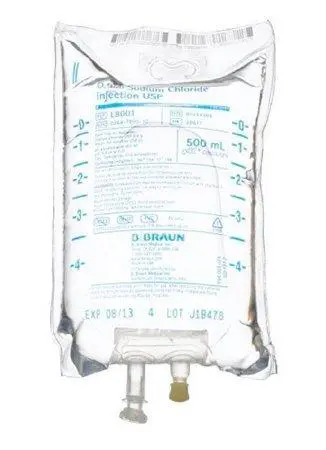 0.9% Sodium Chloride Solution – 500 Ml Sterile Iv Bag 1