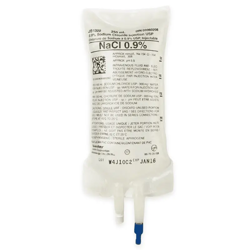 250 Ml Sodium Chloride 0.9% Isotonic Solution – Baxter Brand 1