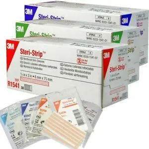 3M Steri-Strip Adhesive Skin Closures – Sterile, Reinforced Wound Support 1