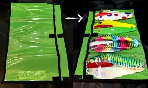 4-Pocket Roll-Up Lure Bag – Durable & Expandable 1