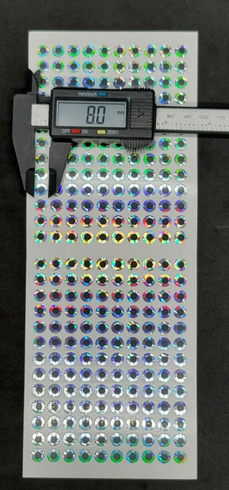 8 Mm Reflective Silver 2D Flat Fishing Lure Eyes – Premium Adhesive Eyes, 260-Piece Craft Pack 1