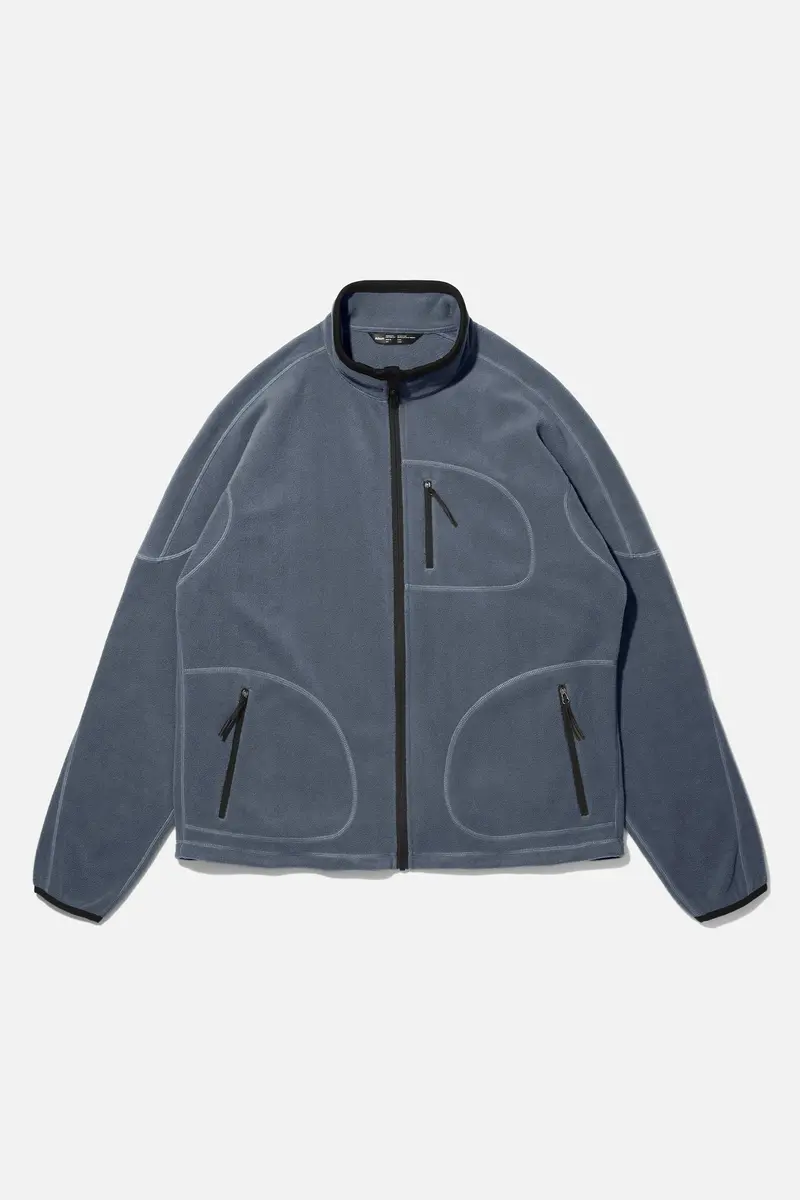 Acem Fleece In Navy Blue – Cozy Mid-Layer Fleece Jacket 1