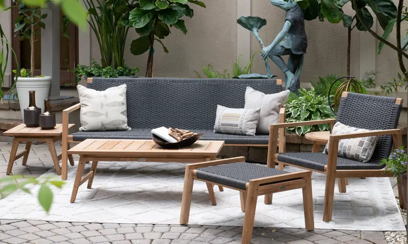 Admiral Outdoor Collection – Coastal-Inspired Teak & Wicker Furniture Series 2