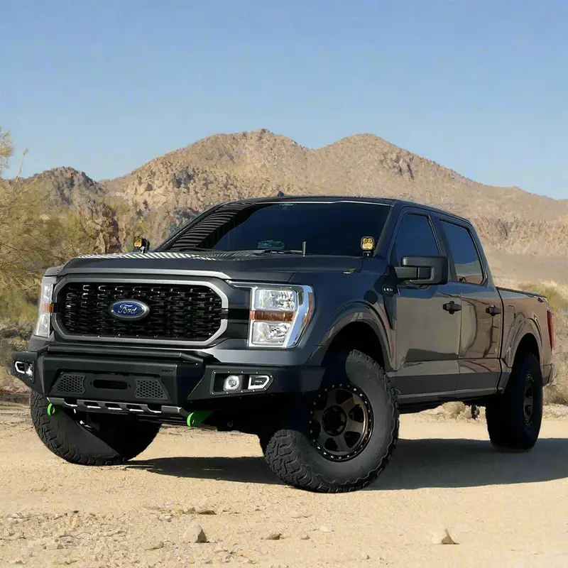 Afn 4X4 Front Bumper With Integrated Fog Lights For 2021–2024 Ford F-150 1