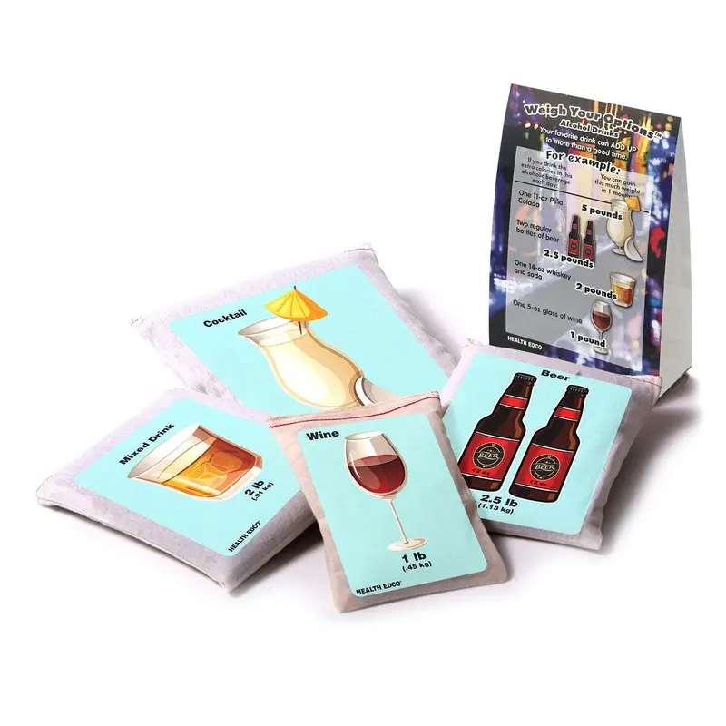 Alcohol Serving Comparison Display: 'Weigh Your Options' 1