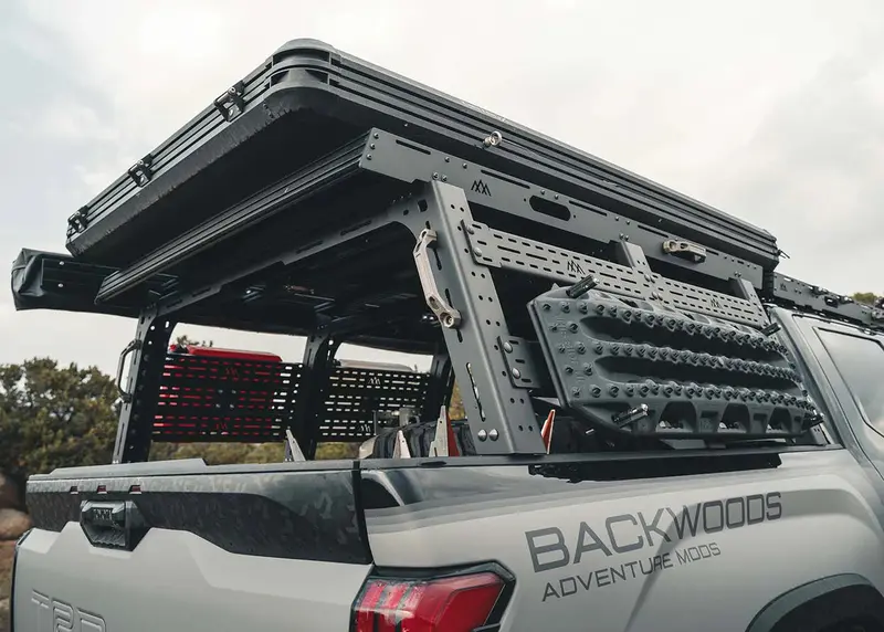 Backwoods Adventure Mods Full-Height Bed Rack – Toyota Tundra (2007–Present) 1