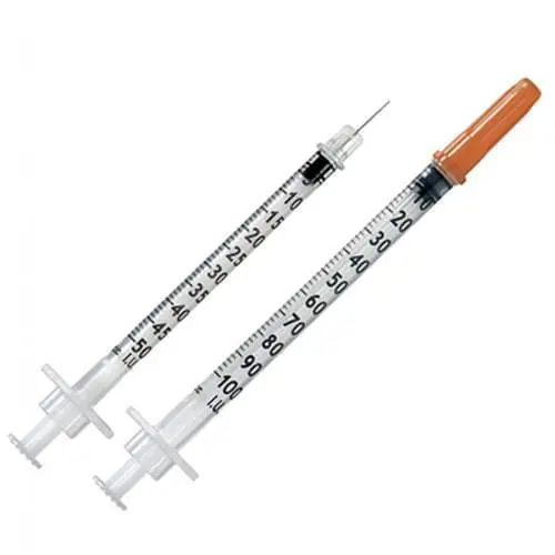 Bd 1 Ml Sterile Syringe With 28G Micro-Fine Latex-Free Needle 1