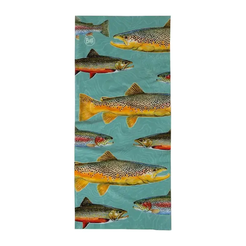 Buff Coolnet Uv Fishing Cap – Abachar Trout Design 1