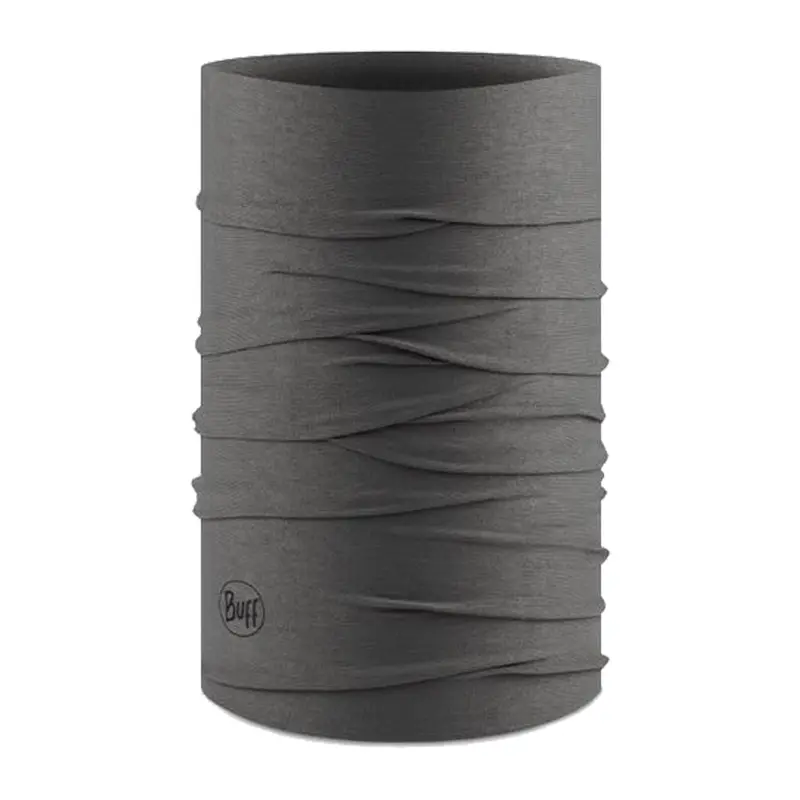 Buff Original Ecostretch Solid Gray Castlerock Neck Gaiter 1