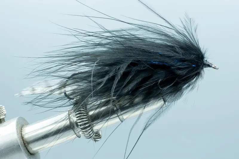 Burnt Chicken Fly – Black, Size #2 1
