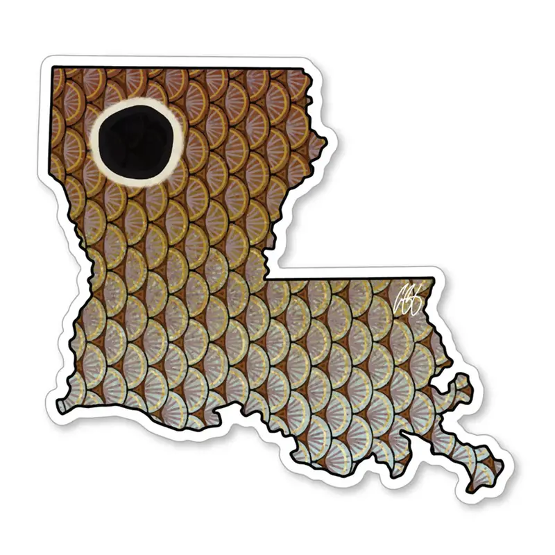 Casey Underwood Louisiana Redfish Art Print 1
