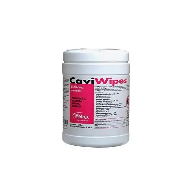 Caviwipes Nonwoven Hard-Surface Disinfecting Cleaning Wipes 1