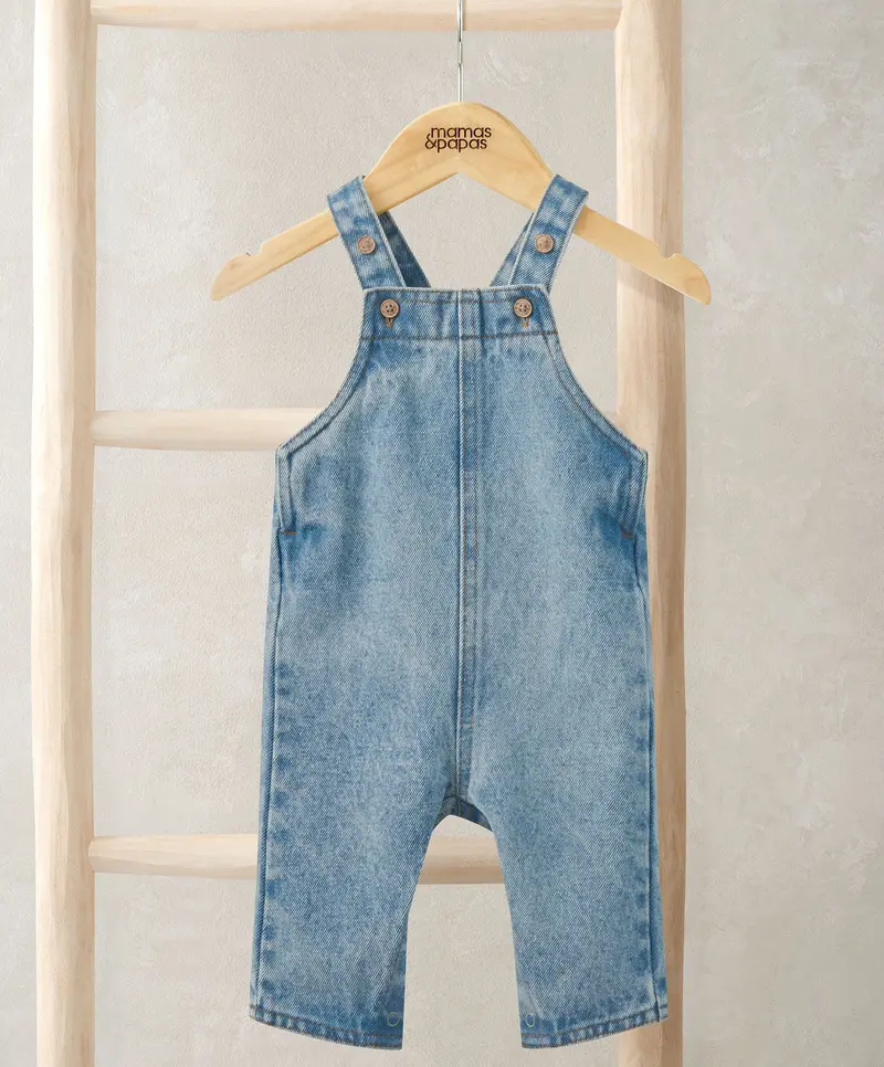 Classic Denim Dungaree Outfit 1