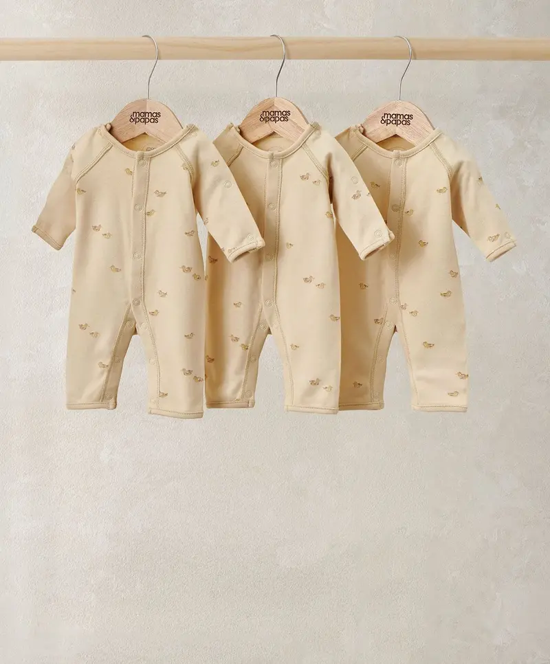 Duckling Newborn Rompers – 3-Pack For Preemies 1