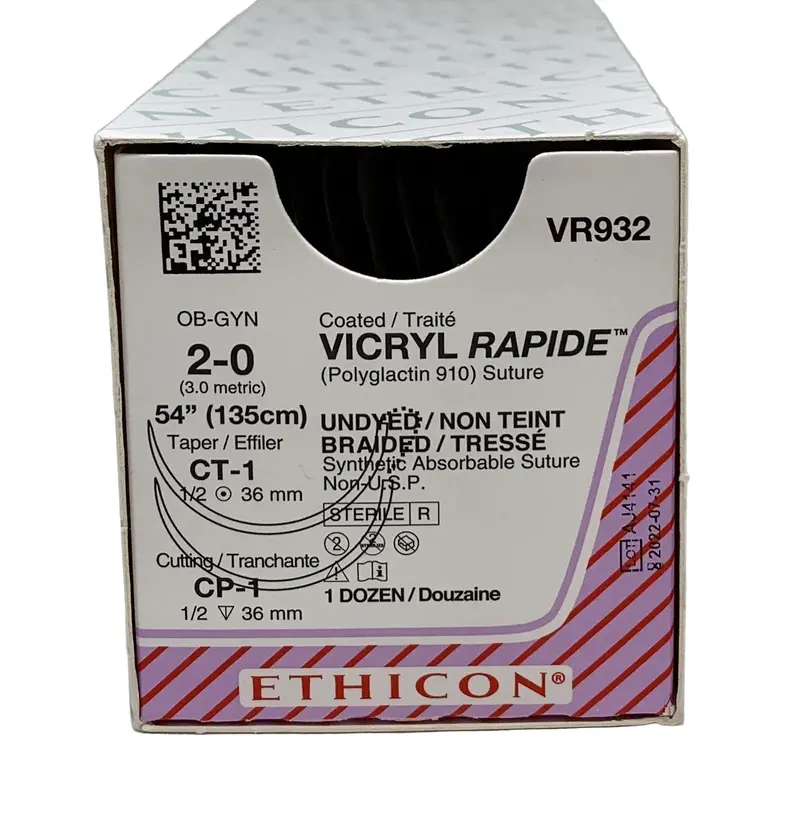 Ethicon Rapide Rapid-Release Sutures 2