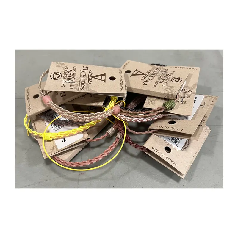 Flyvines Light Pink Braided Bracelet For Anglers 1