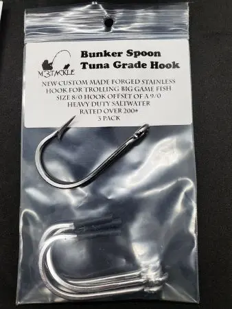 Forged Stainless Steel 8/0 Fishing Hooks 1