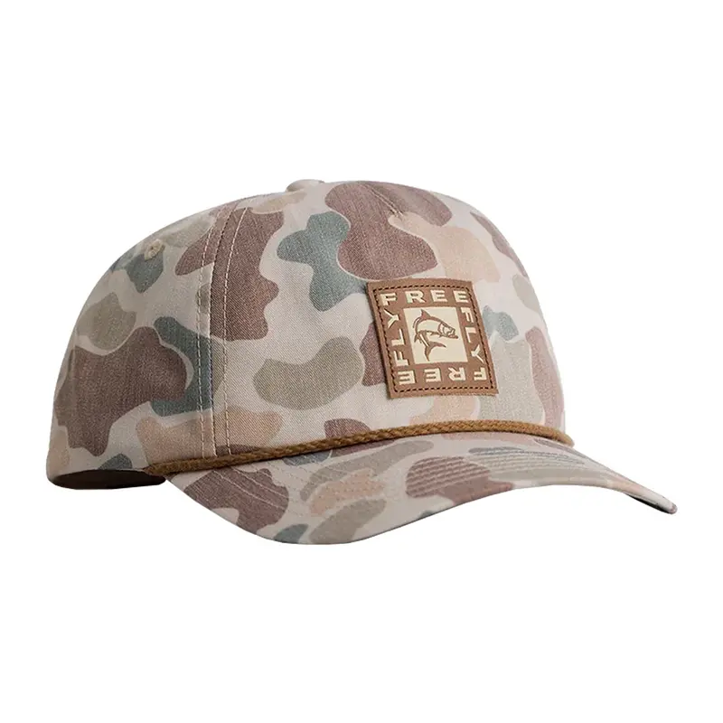Free Fly Sabalo Vintage Camo Hat – Retro-Inspired Outdoor Cap With Breathable Mesh 1