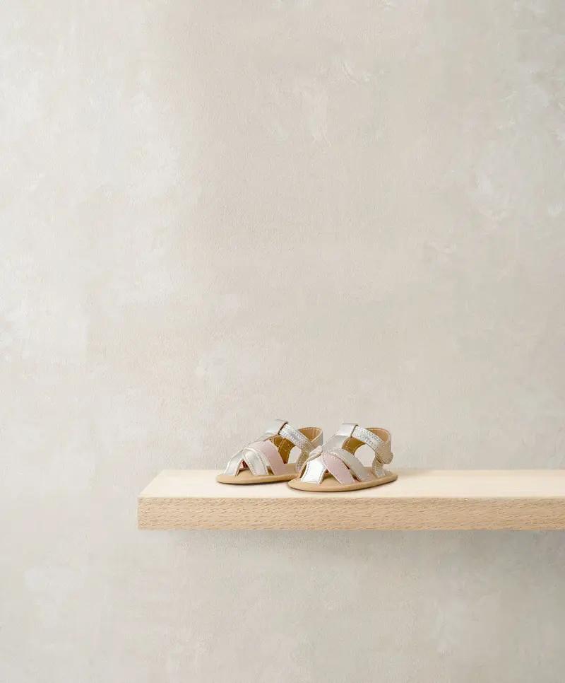 Gold Metallic Finish Sandals For Toddlers 1