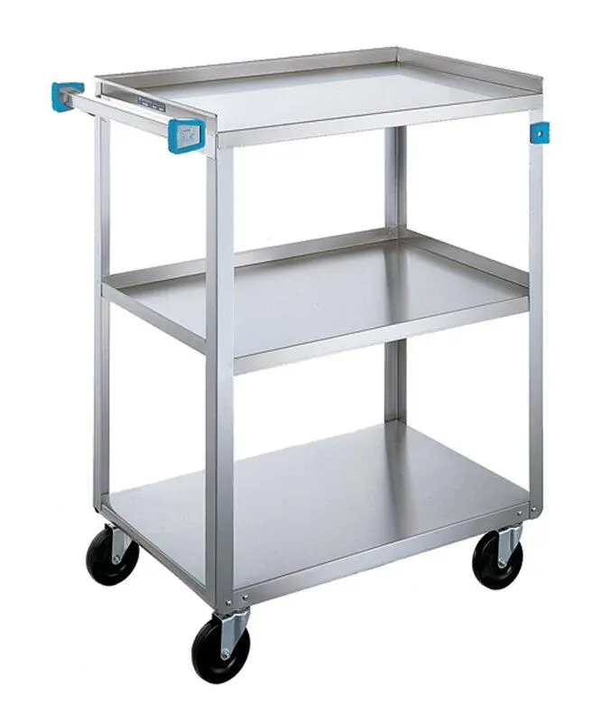 Heavy-Duty Stainless Steel Utility Cart – Mobile Storage Solution 1