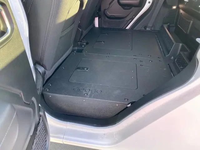 Jeep Gladiator Jt Standard Second-Row Seat Delete Plate System (2019–Present, 4-Door) 1