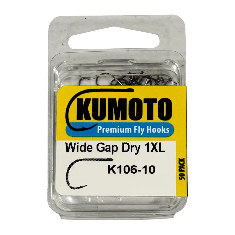 Kumoto K106 Wide-Gap Hook – Size 1Xl For Large-Profile Flies 1