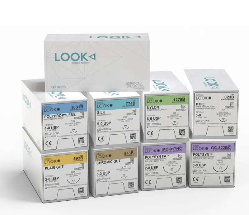 Look Non-Absorbable Nylon Suture – High-Strength Monofilament 1