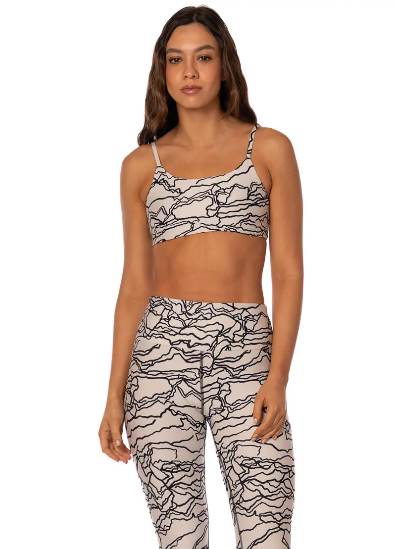 Maaji Brin Rocky Eggnoog Low-Impact Support Sports Bra 1