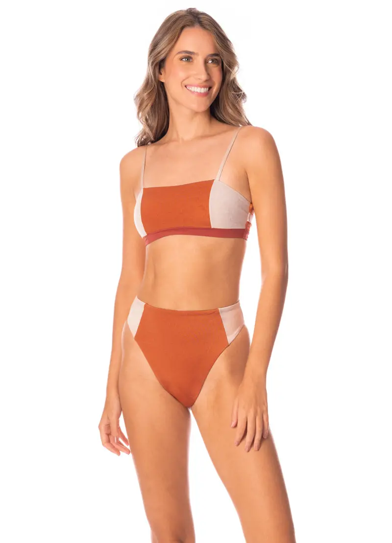 Maaji Chai Latte Chestnuts Storm Bralette Bikini Top 1
