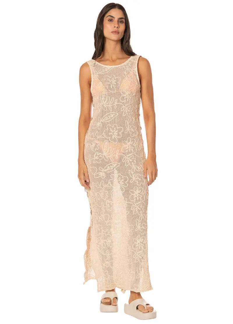Maaji Delicate Heart Windy Flowy Long Dress 1