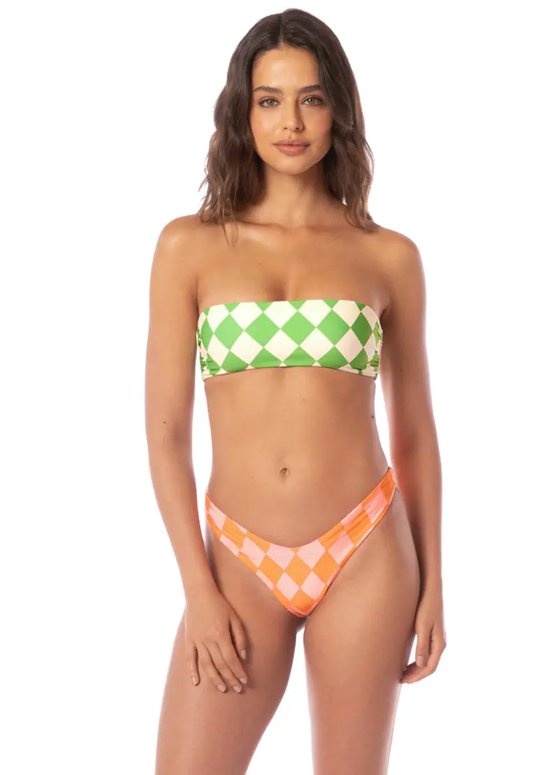 Maaji Diamond Sour Bryn Strapless Bandeau Bikini Top 1