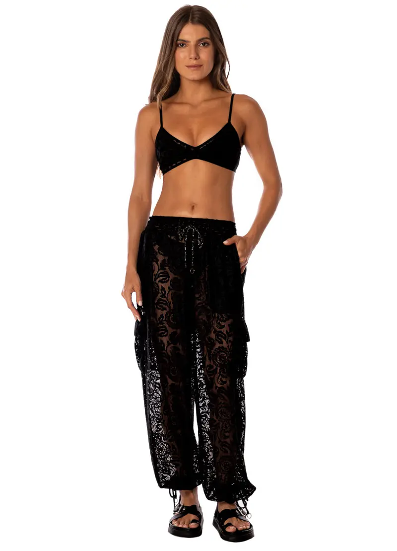 Maaji Lace Twilight Elodie Wide-Leg Pants – Effortless Resort Wear 1