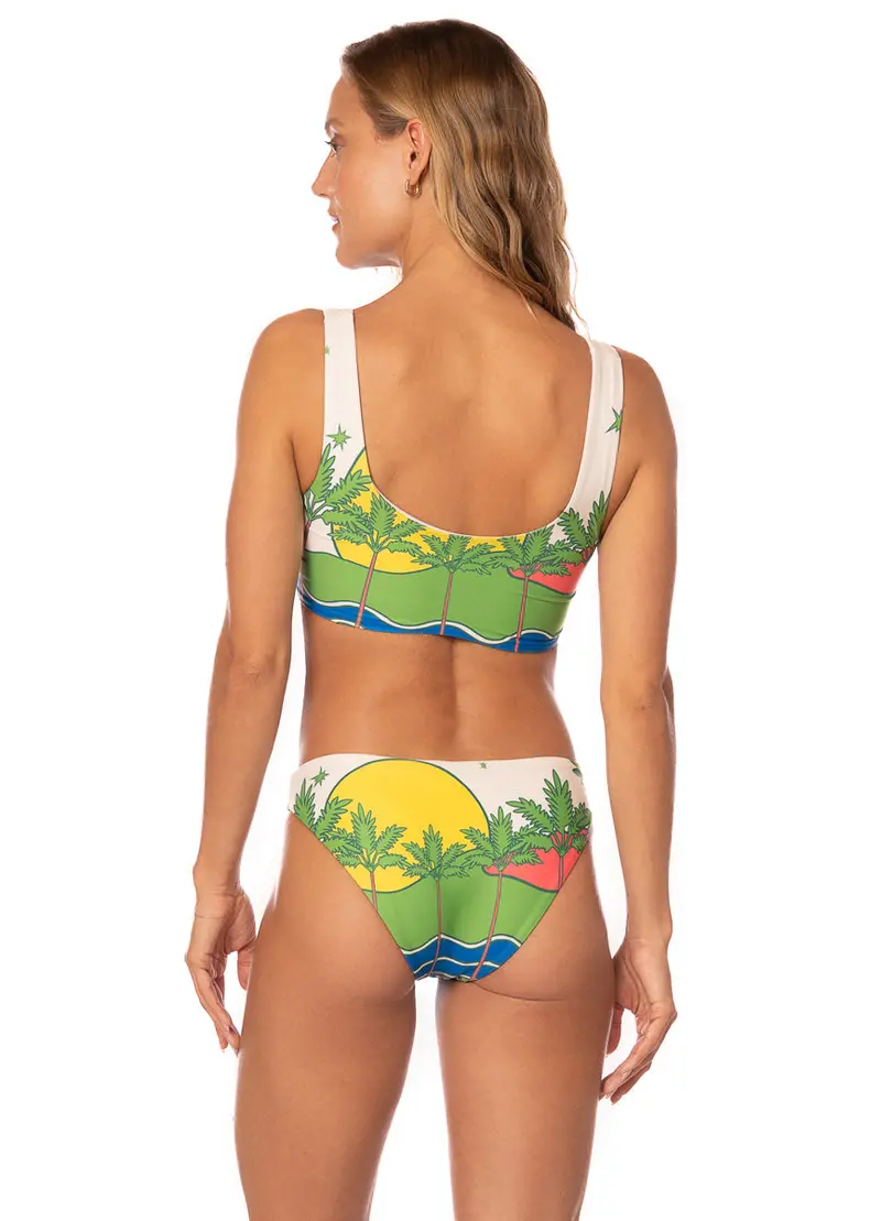 Maaji Lime Dreams Flirt Bikini Bottom – Minimalist Low-Rise Style 1