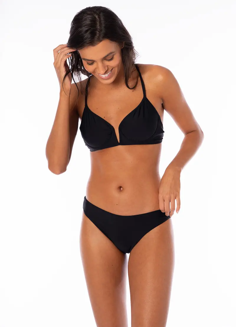 Maaji Midnight Ash Voila Underwire Bikini Top – Unmolded Support 1