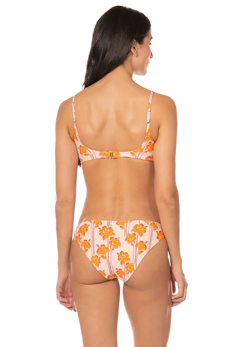 Maaji Molokai Bloom Flirt Low-Rise Thin-Side Bikini Bottoms 1