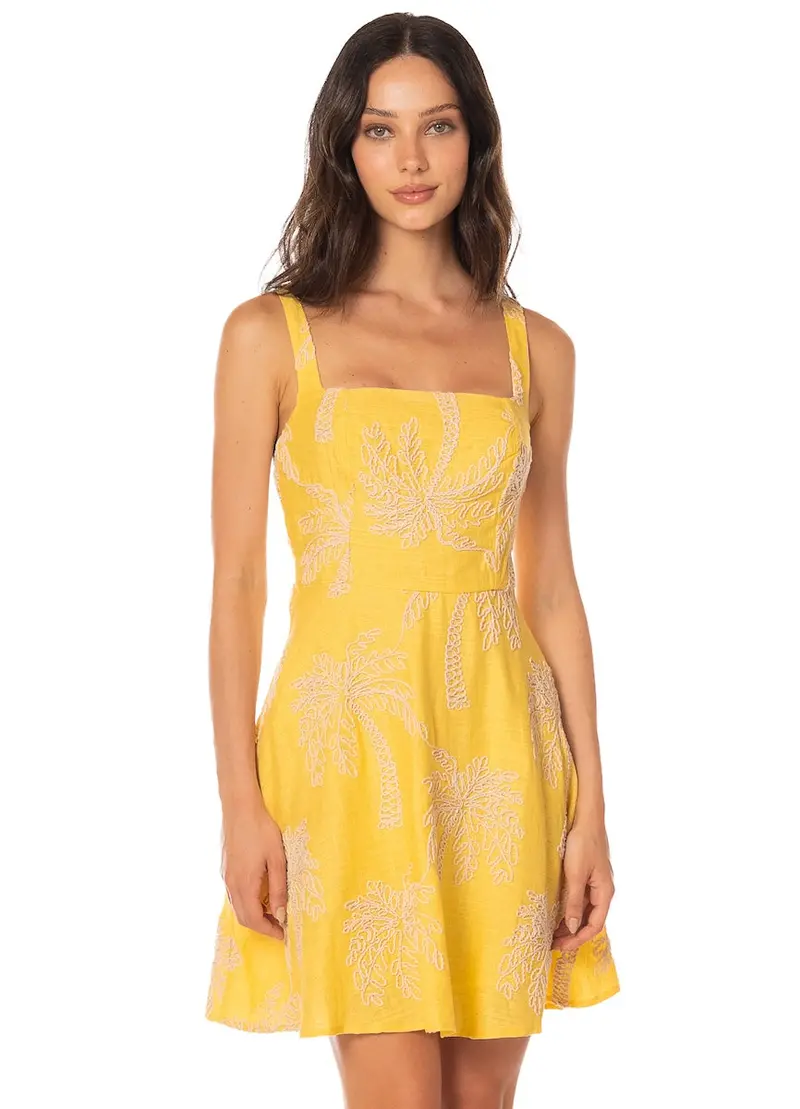 Maaji Palm Poetry Isolde Short Sleeve Summer Dress 1