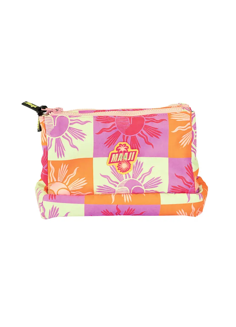 Maaji Patch Play Coral Bikini Bottom With Double Pockets 1