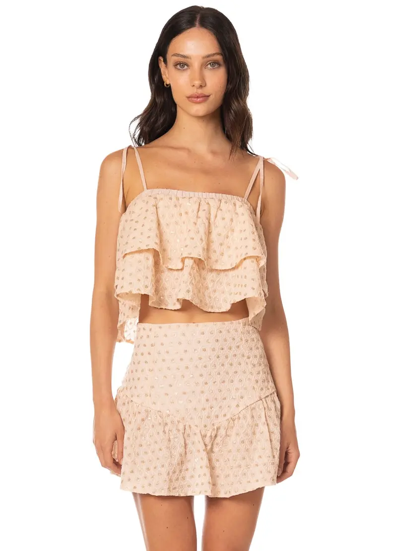 Maaji Romance Veil Hebe Cropped Beach Top 1
