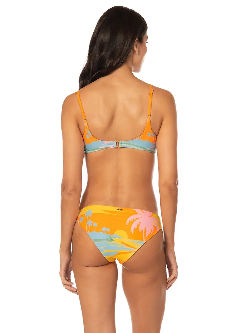 Maaji Sunlit Palms Flirt Low-Rise Bikini Bottom 1