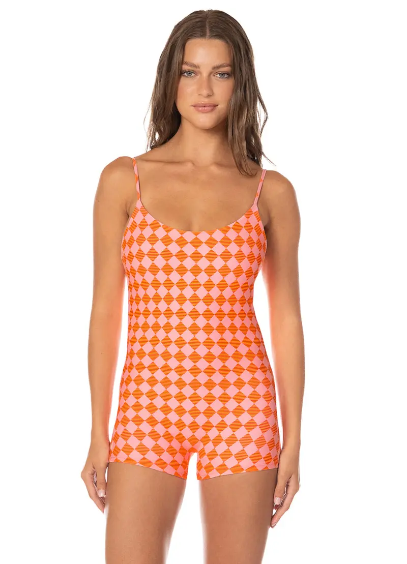 Maaji Sunset Grid Haze One-Piece Jumpsuit 1