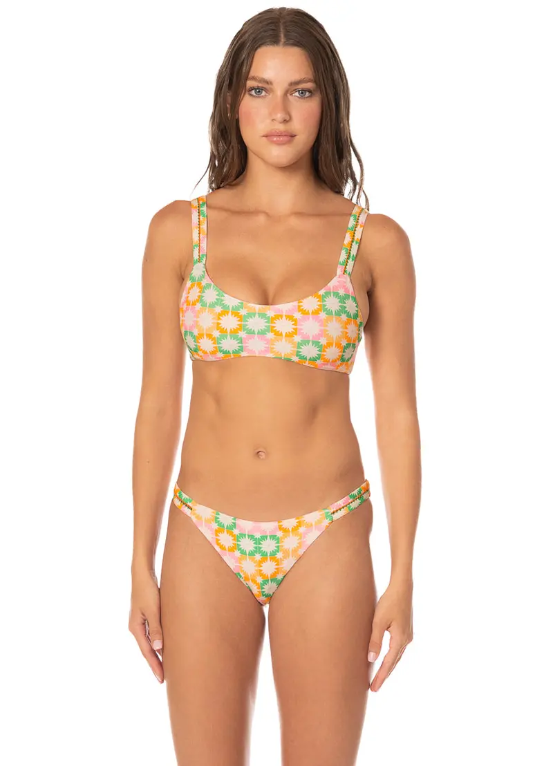 Maaji Tropical Tiles Nalai Sporty Bikini Top 1