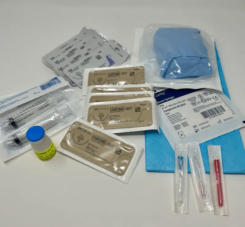 Mdwf 2001 Week 10 Lab Kit: Perineal Repair Simulation Supplies 1