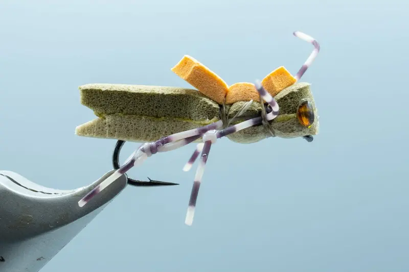 More-Or-Less Hopper Dry Fly – Tan Pattern 1