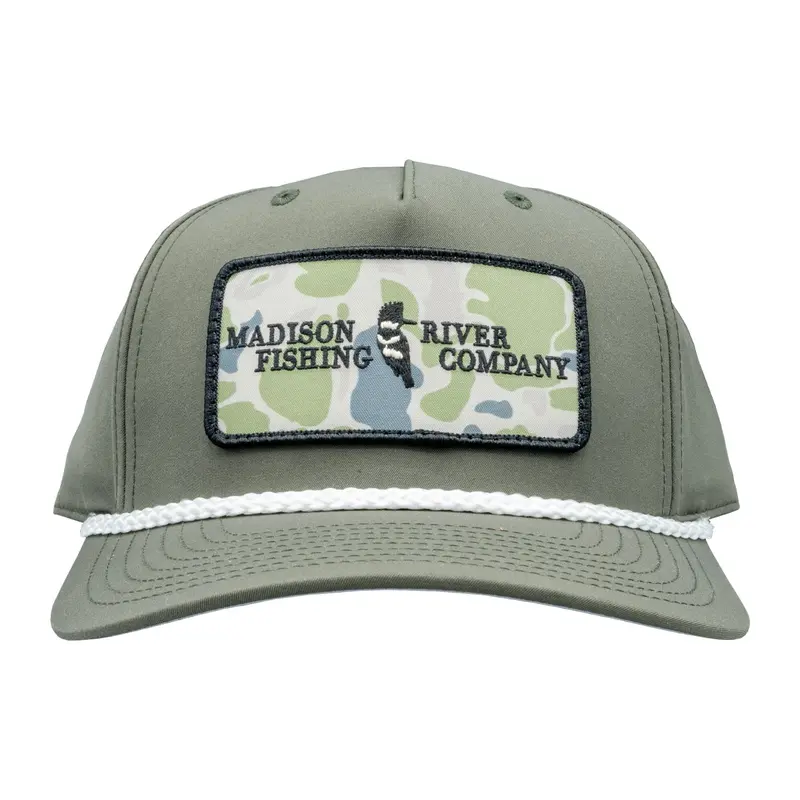 Mrfc Camo Patch Hat – Dark Olive With White Rope Accent 1