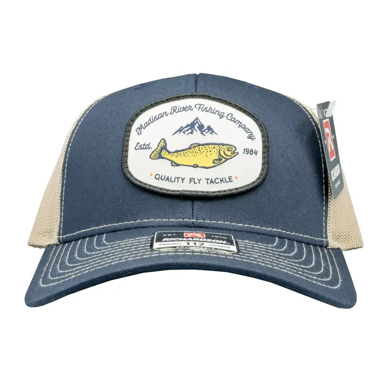 Mrfc Fat Belly Trout Snapback – Navy/Khaki, Style 112 1