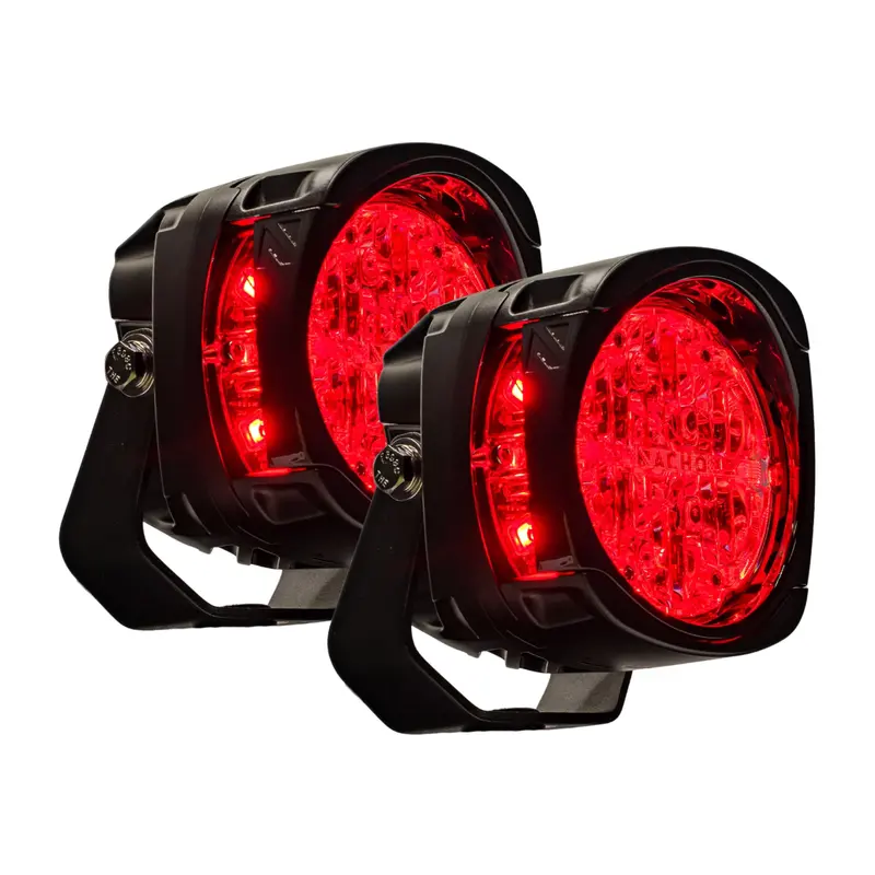 Nacho Offroad Quatro Red Chase Light Kit – Rear Safety & Recognition Lighting 1