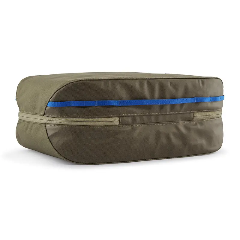 Patagonia Black Hole Cube – 14L Basin Green Featuring Trout Logo 1