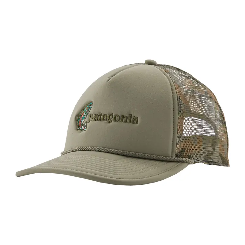 Patagonia Broadcaster Hat – River Rock Green (Fish Jump Print) 1