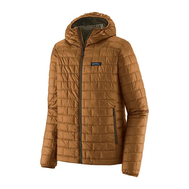 Patagonia Nano Puff Hoody With Fitz Roy Trout Graphic – Shelter Brown 1