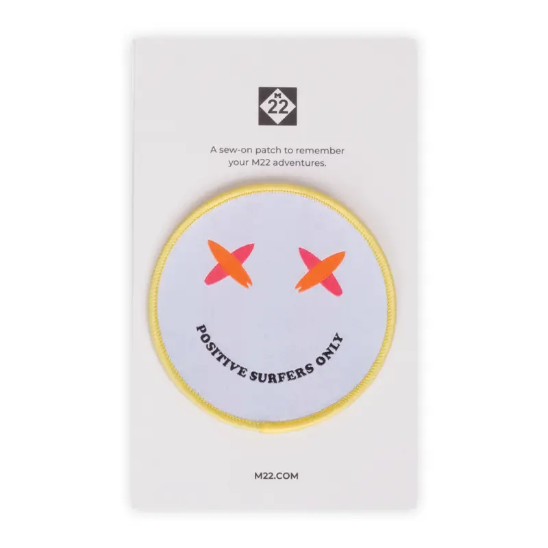 Positive Surfers Only Embroidered Patch 1